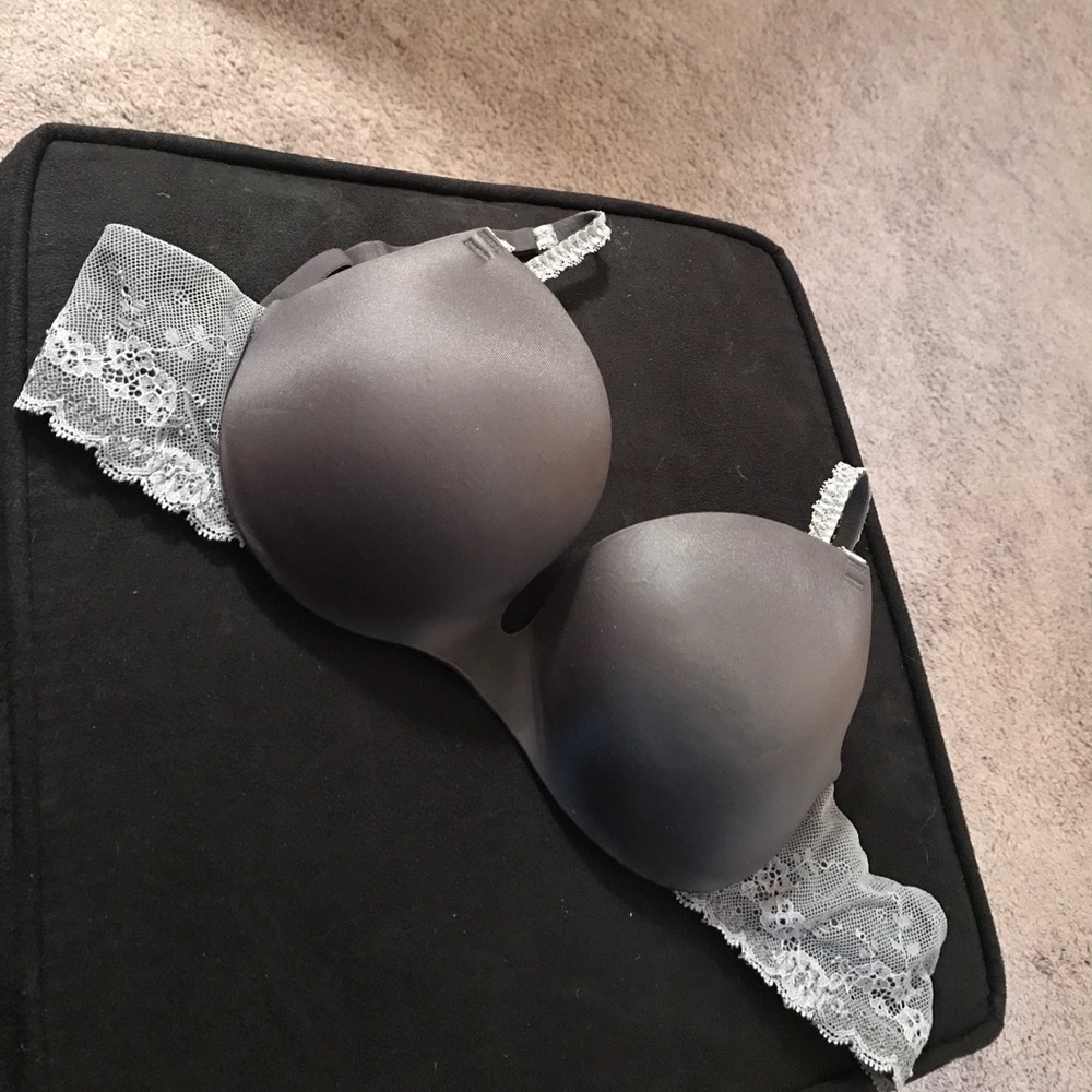 NWOT Aerie grey push up bra, size 34b