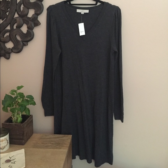 NWT LOFT Sweater Dress - Picture 1 of 4
