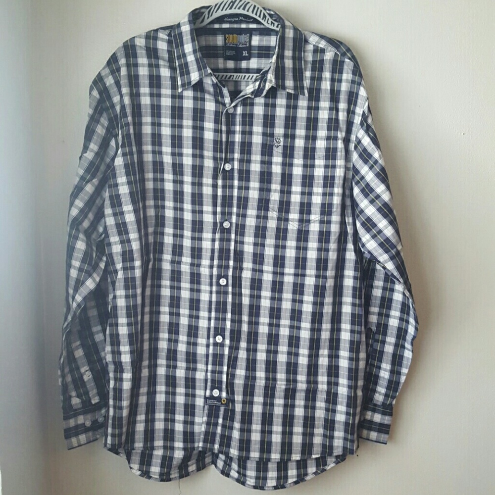 South Pole long sleeve button up