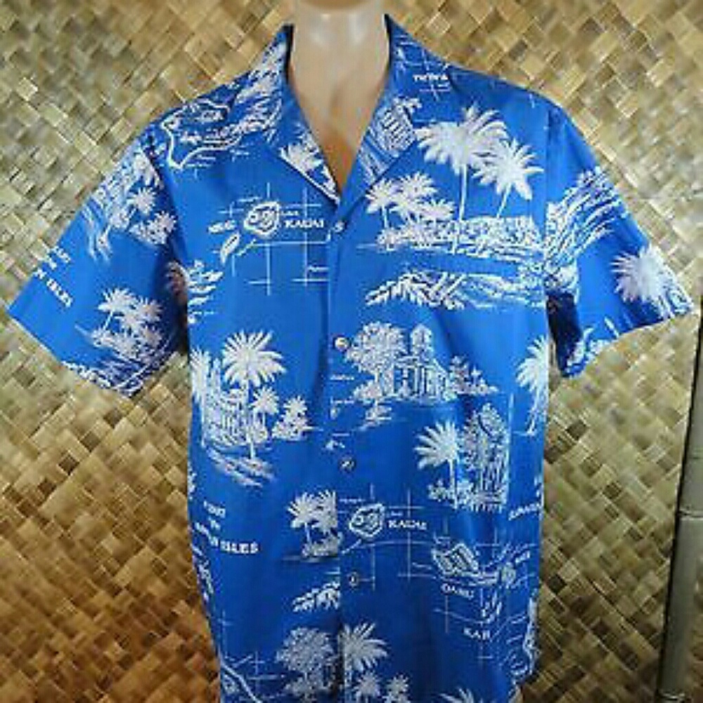 HELENA'S men HAWAIIAN Shirt. XL