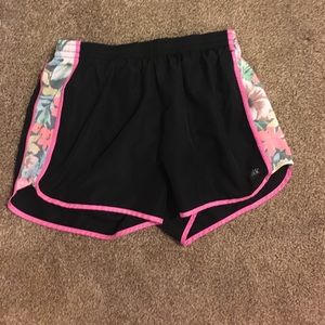 PINK Floral Print Running Shorts