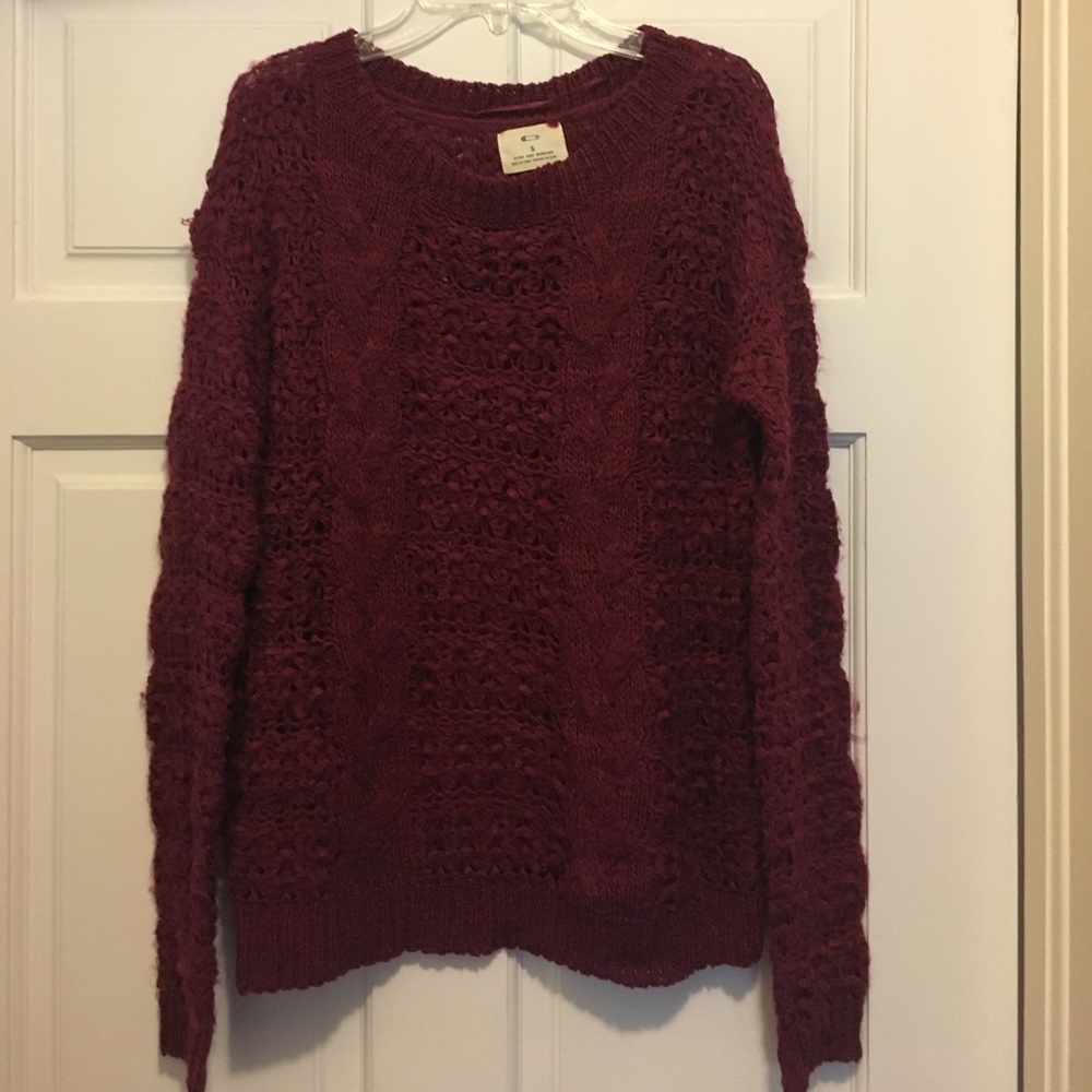 Cranberry sweater from Urban Outfitters
