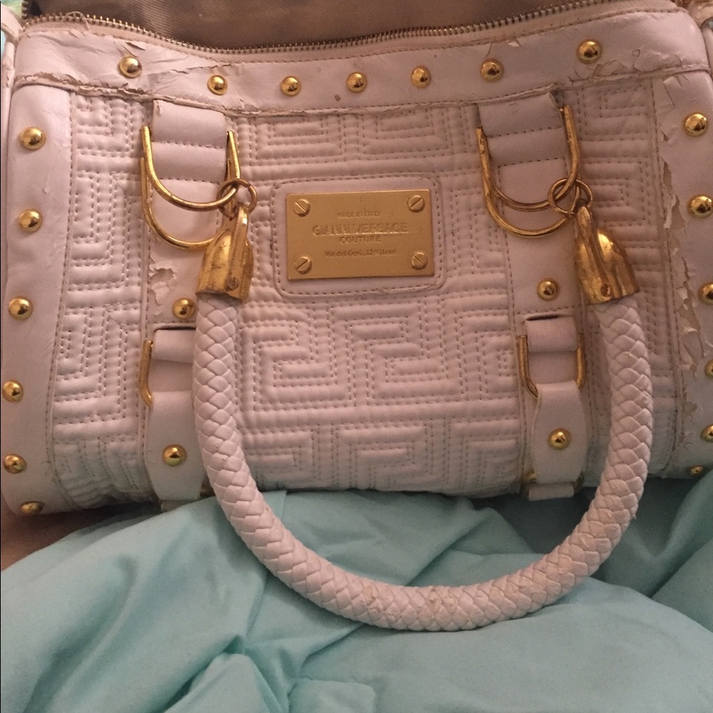 Versace bag white