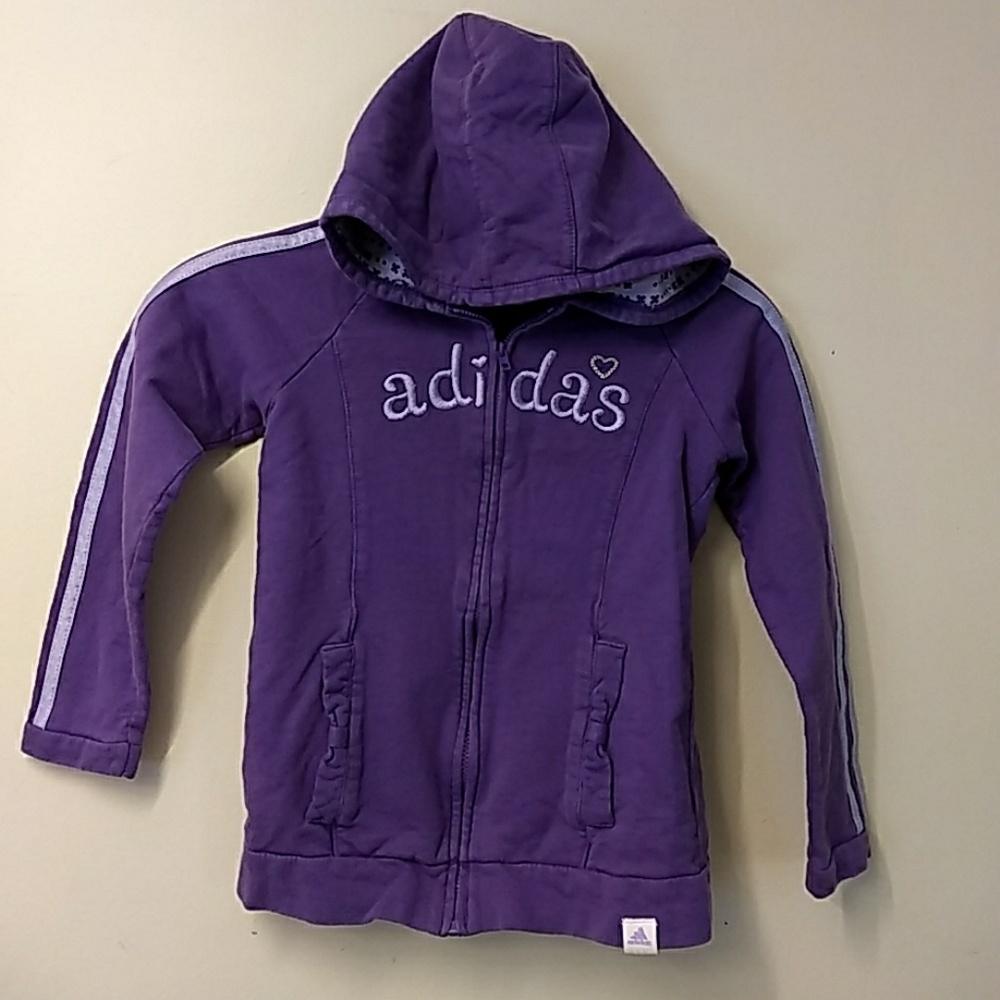 🐩Girls Adidas fleece jacket🐩