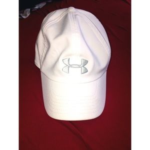 Women's under armour white hat
