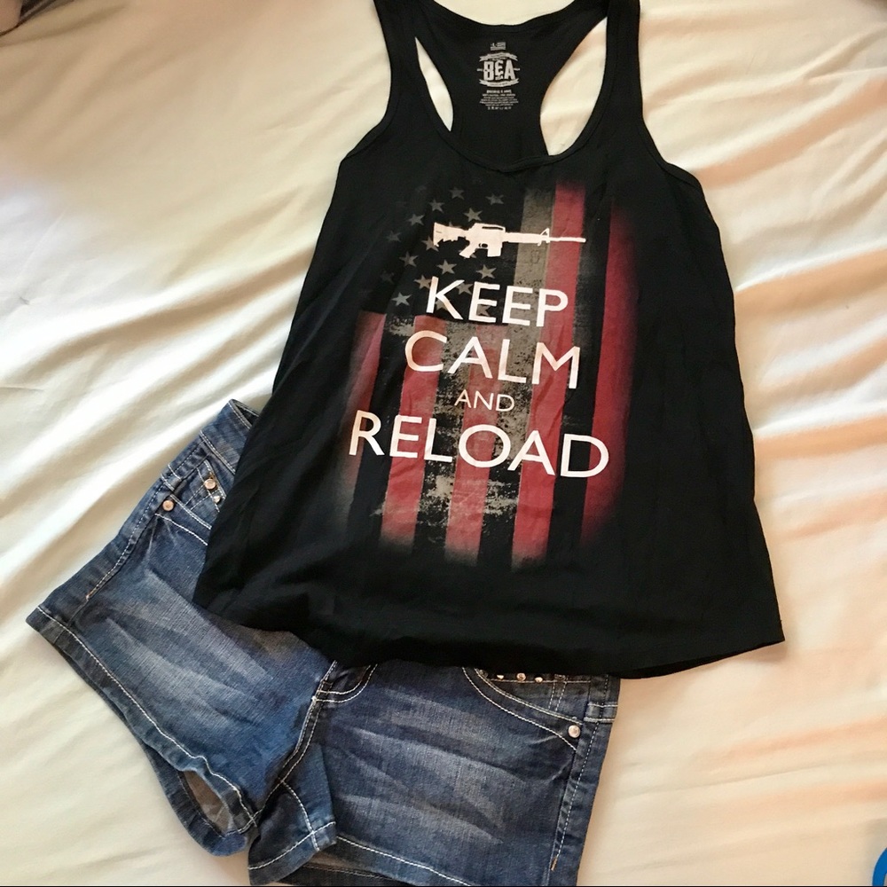 Statement Tank atop