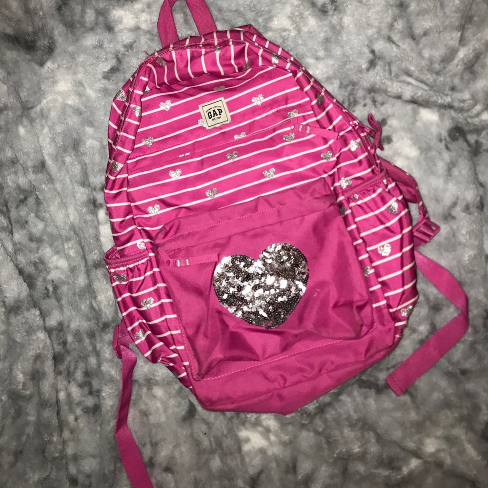 Hot pink girls book bag