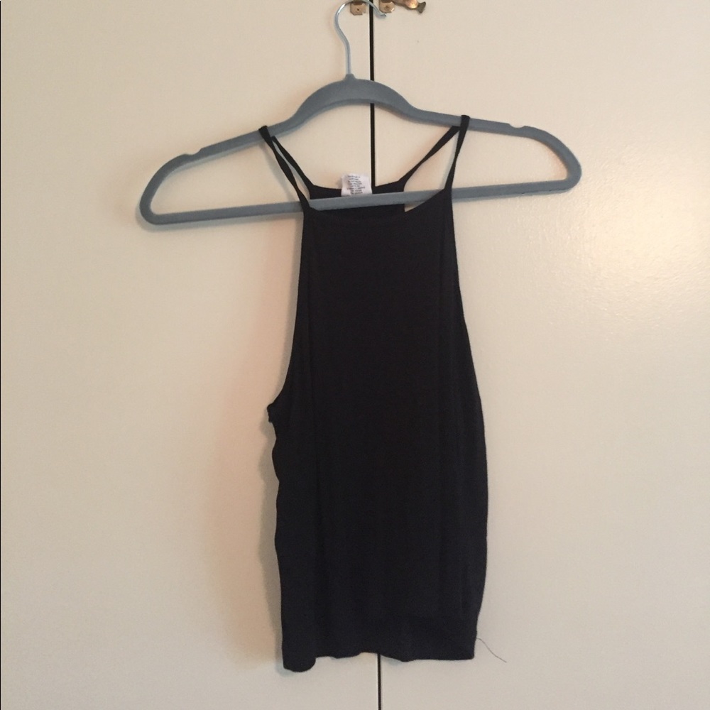 Black crop top