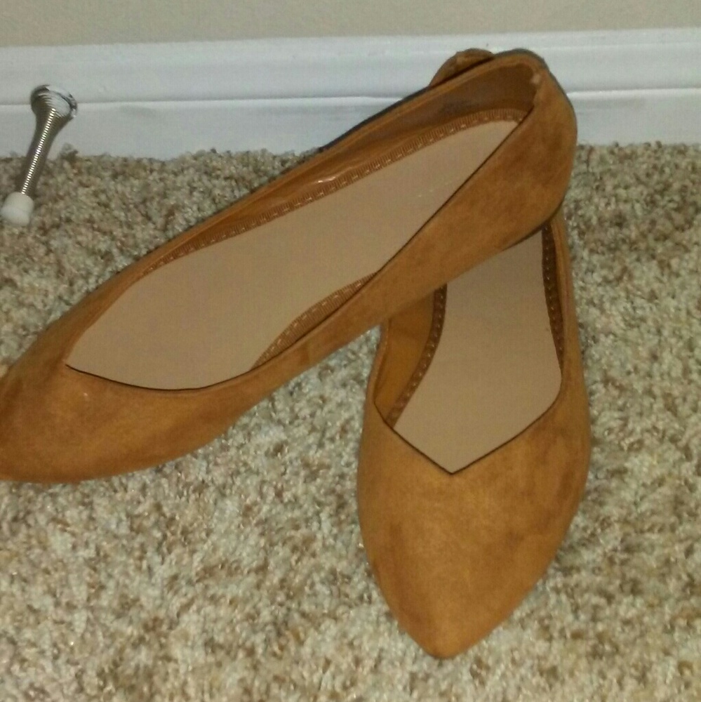Light brown flats