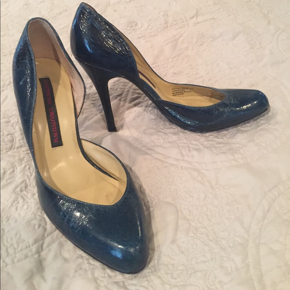 Chinese Laundry Deep Turquoise Heels