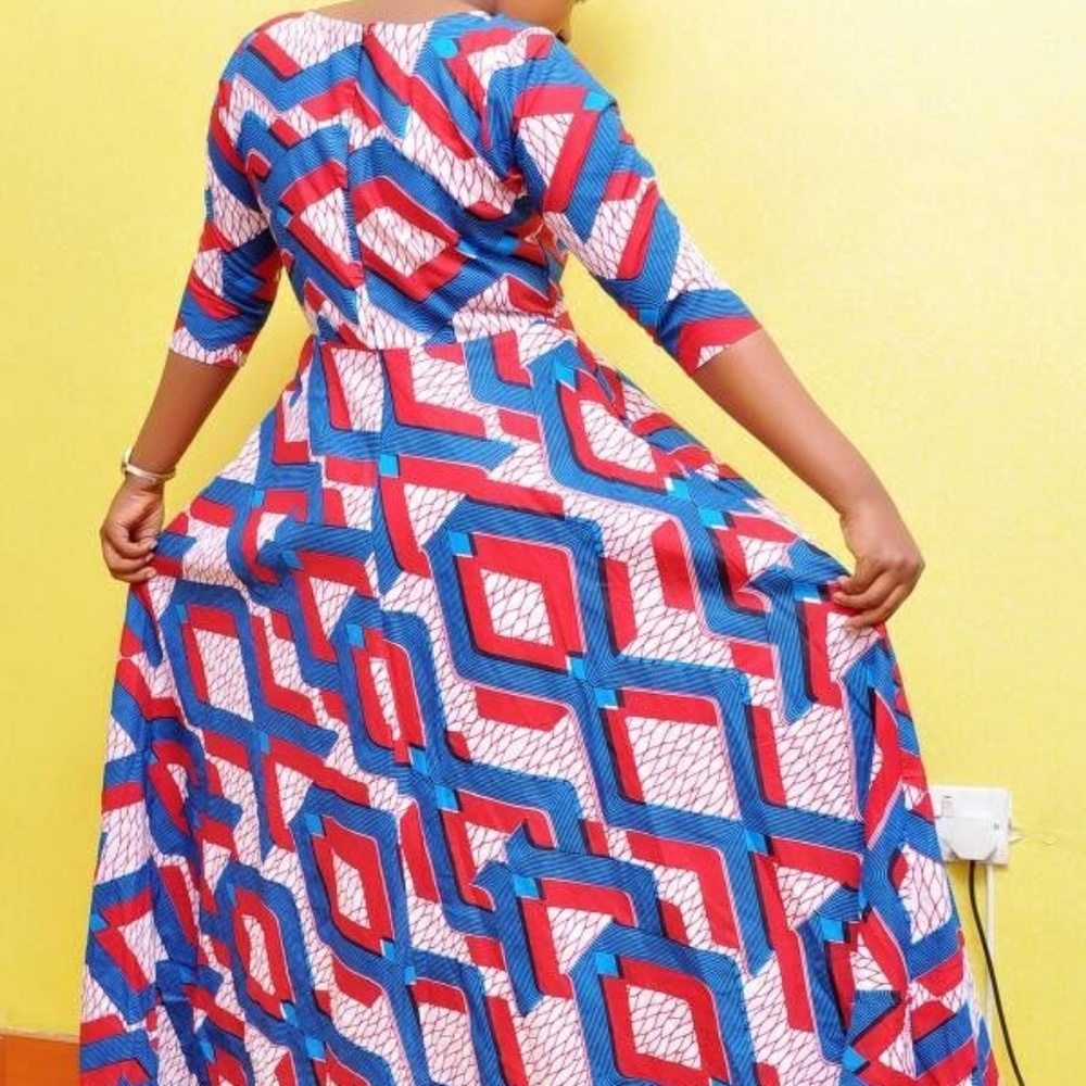 Maxi Ankara dress