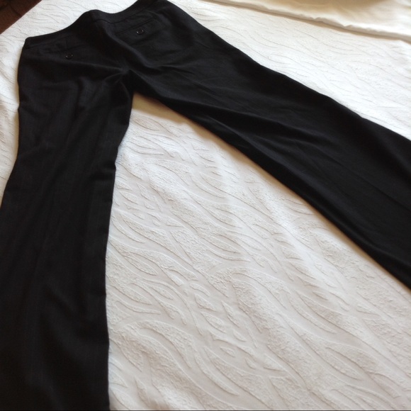 OLD MONEY VIBE NEW YORK & CO BLACK DRESS PILAZZIO PANTS, 4 TALL - Picture 2 of 5