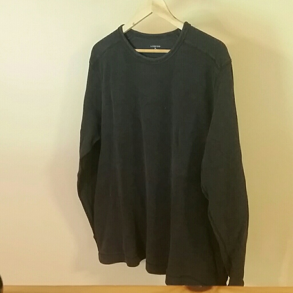 Lands end waffle shirt