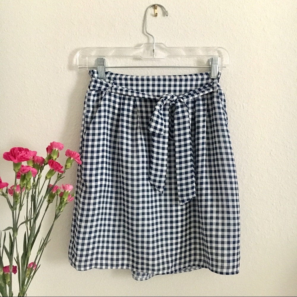 Gingham Skirt