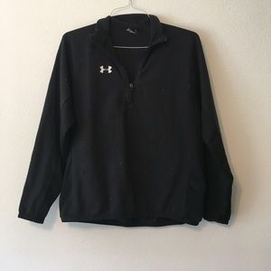 Black under armour fleece quarter zip