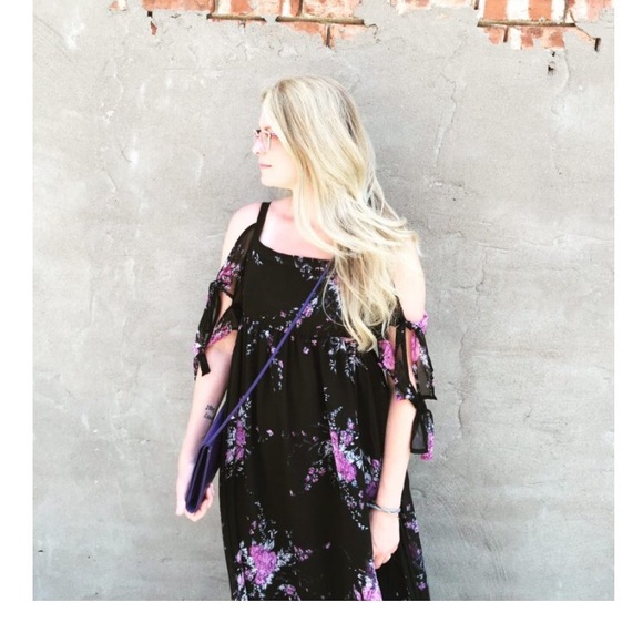 Free People Black Dress EUC  sz Small maternity - Picture 1 of 3