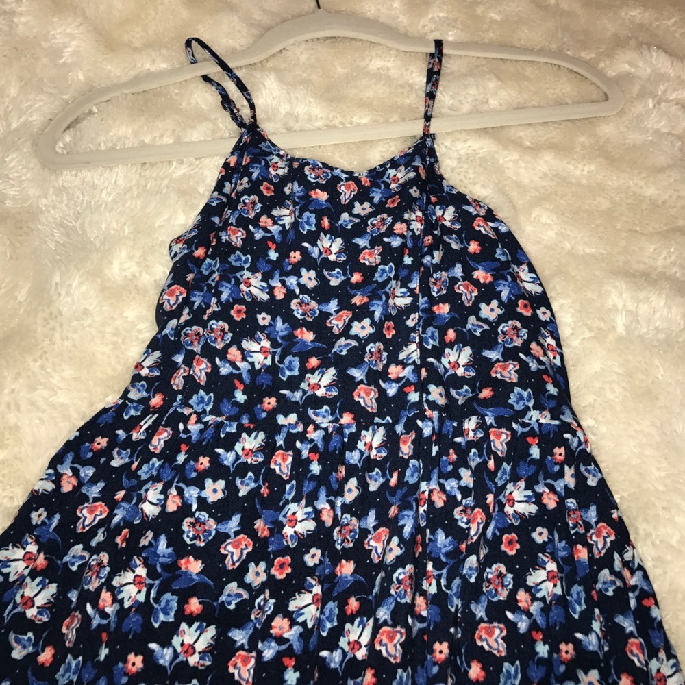 Navy Floral Sundress