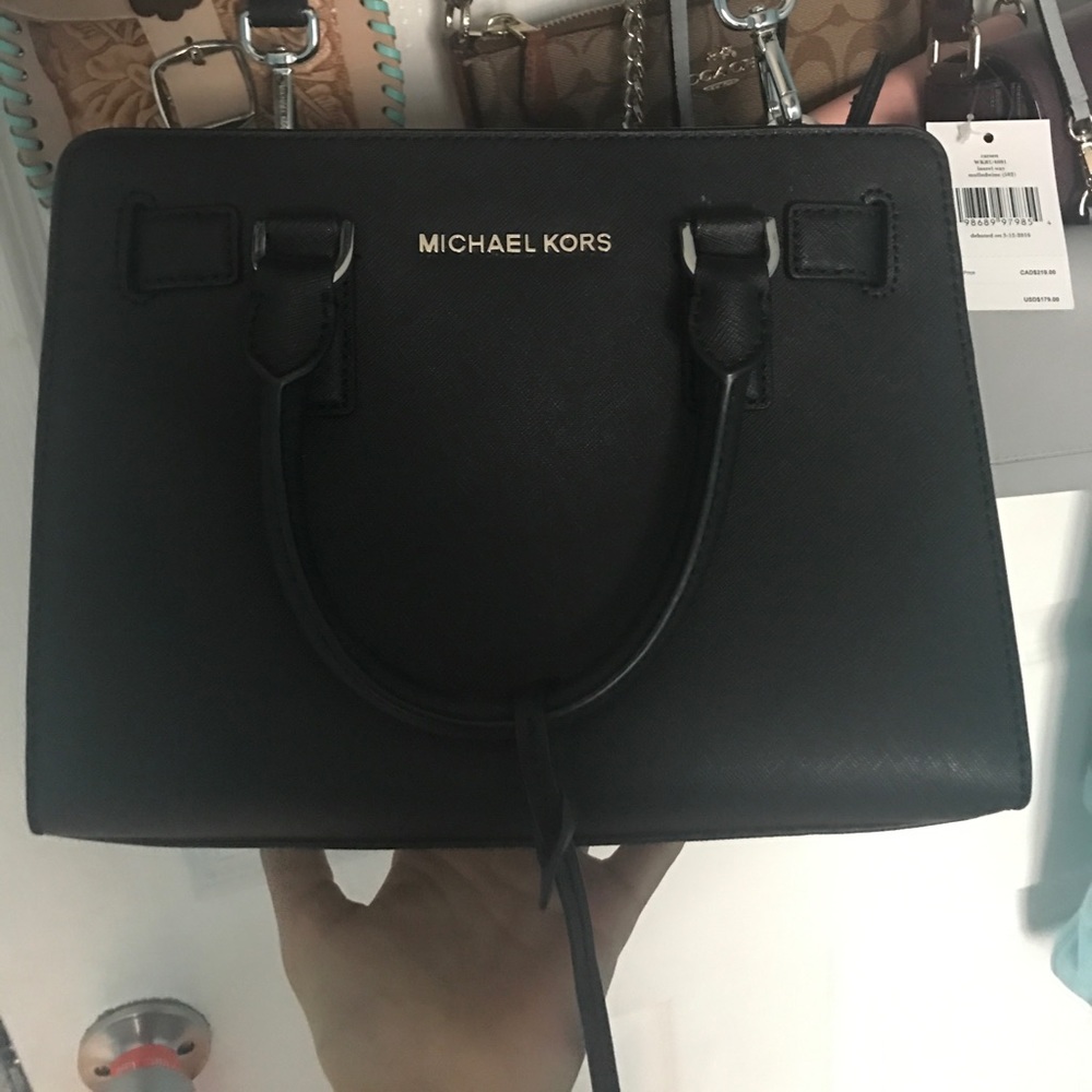 Dillion saffiano Michael kors leather satchel