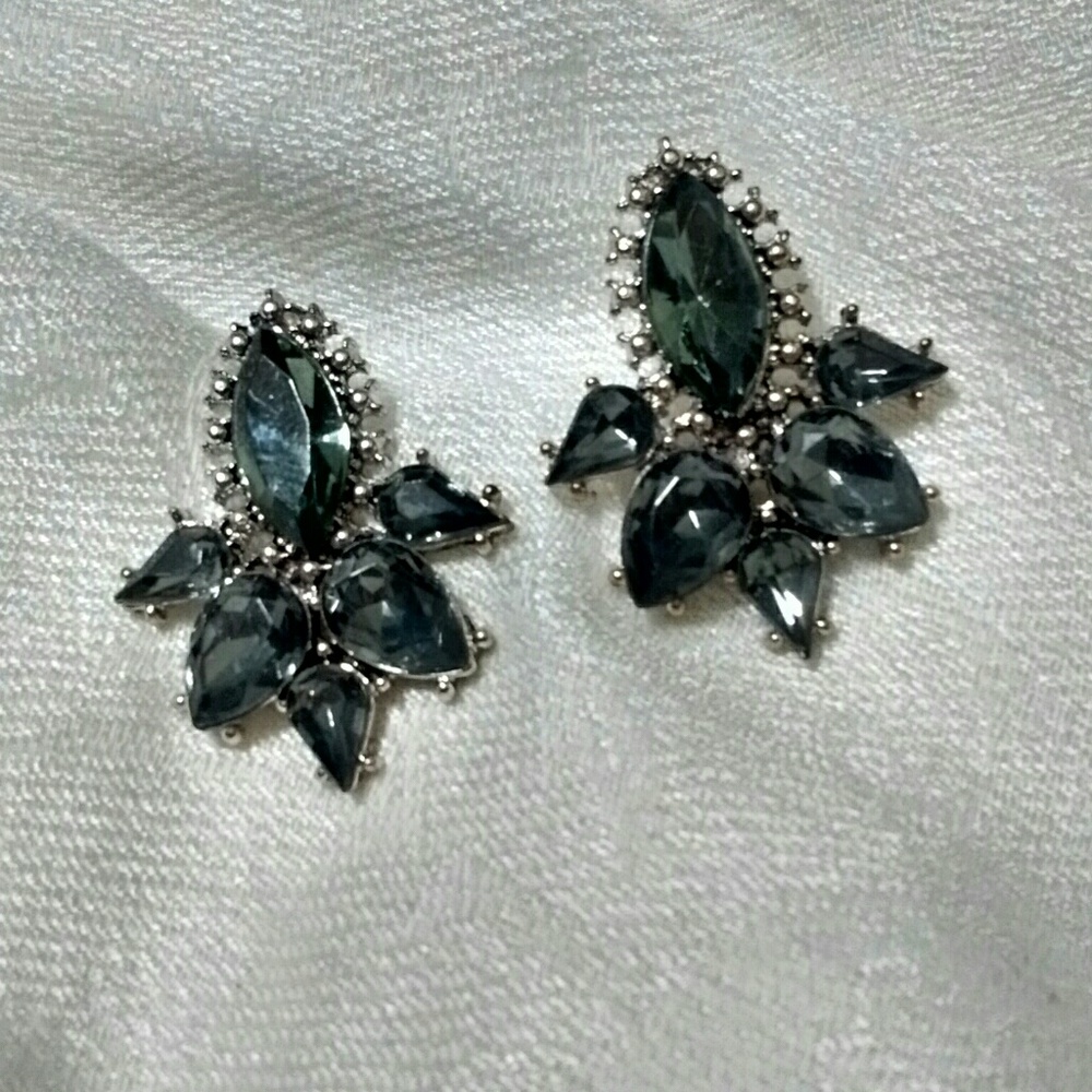 Dark Grey Earrings