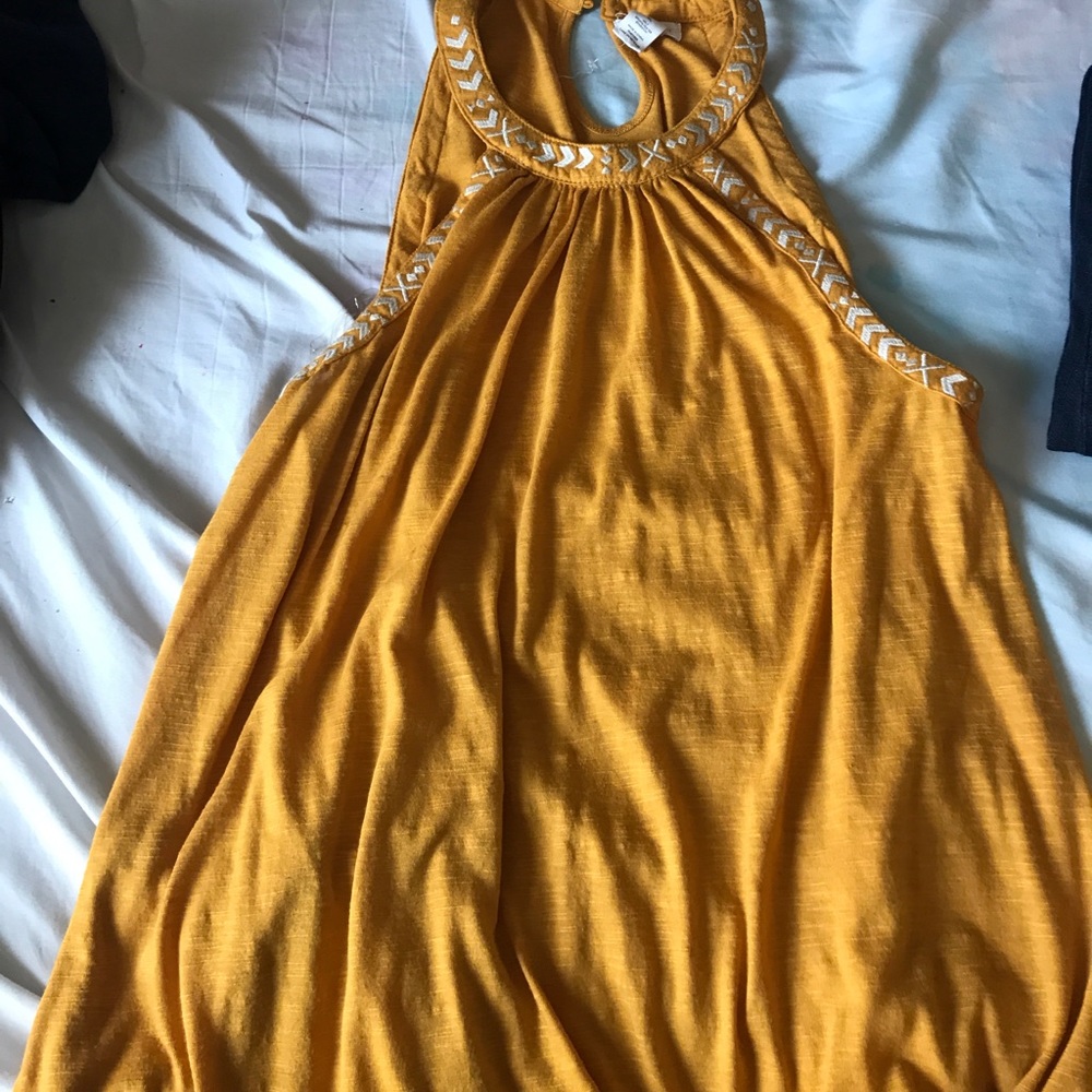 Yellow long shirt