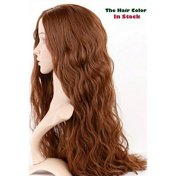 Beautiful Auburn copper Red Beauty Wig 22-26 inche main image 4