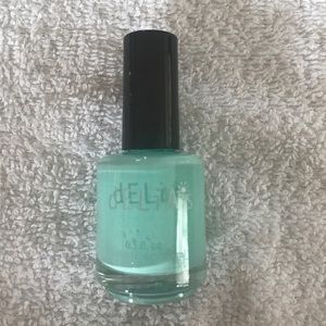 Delias blue mint nail polish!