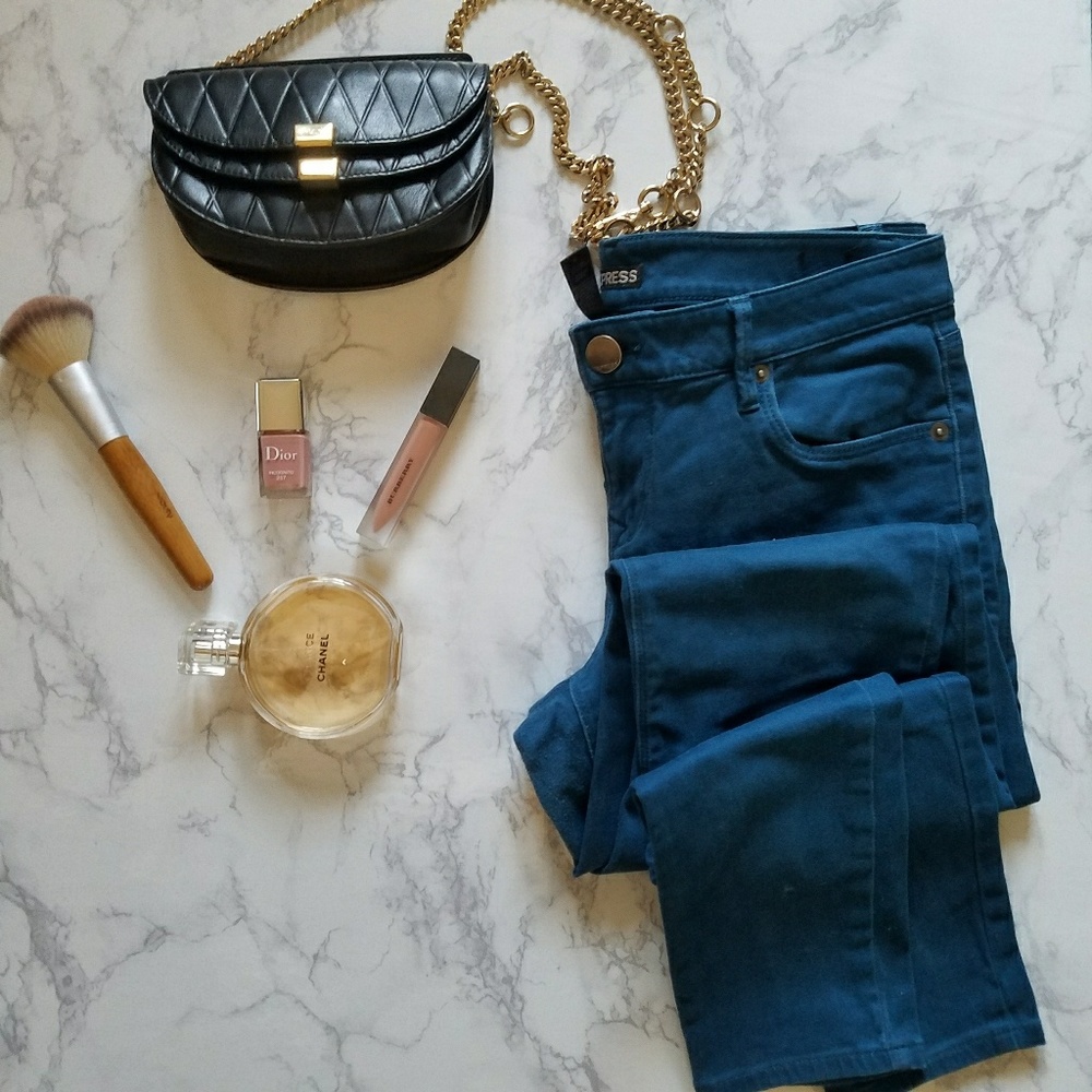 Express Blue Jeggings