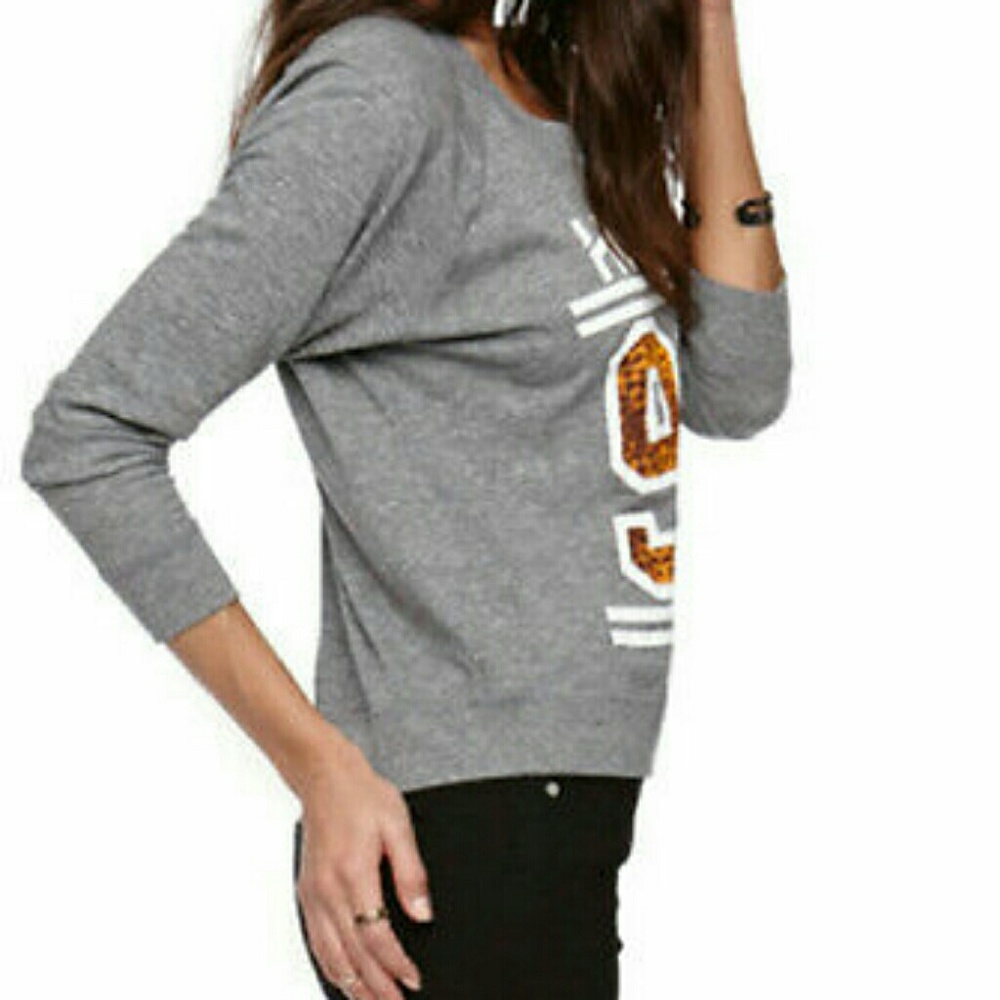 Hurley oversized long sleeve top tee shirt leopard animal print cheetah medium - Picture 3 of 8