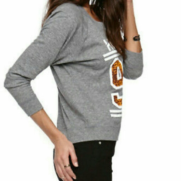 Hurley oversized long sleeve top tee shirt leopard animal print cheetah medium - Picture 3 of 8