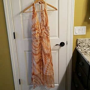RAMPAGE Suncatcher Halter Chiffon Dress NWT