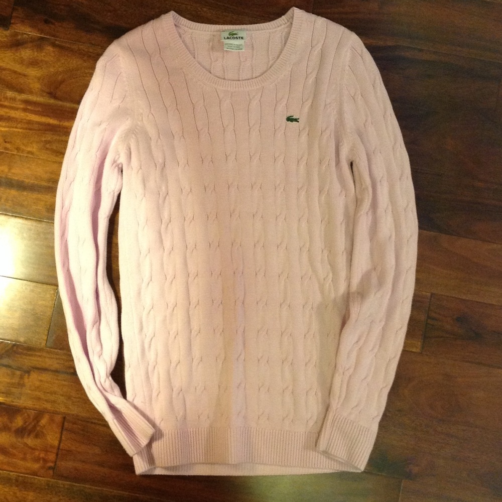 Lacoste Cable Knit Sweater, like new