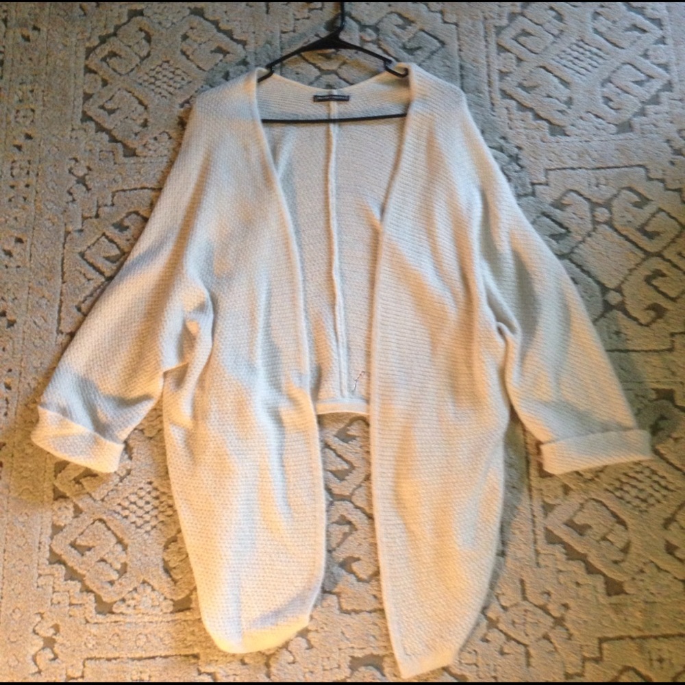 Brandy Melville cream flowy sweater (OS)
