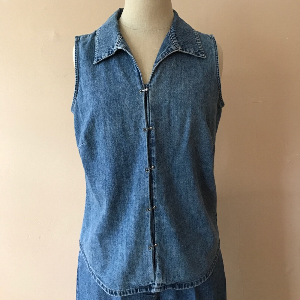 Telluride Clothing CO. Jean Top Hook/Eye Closure