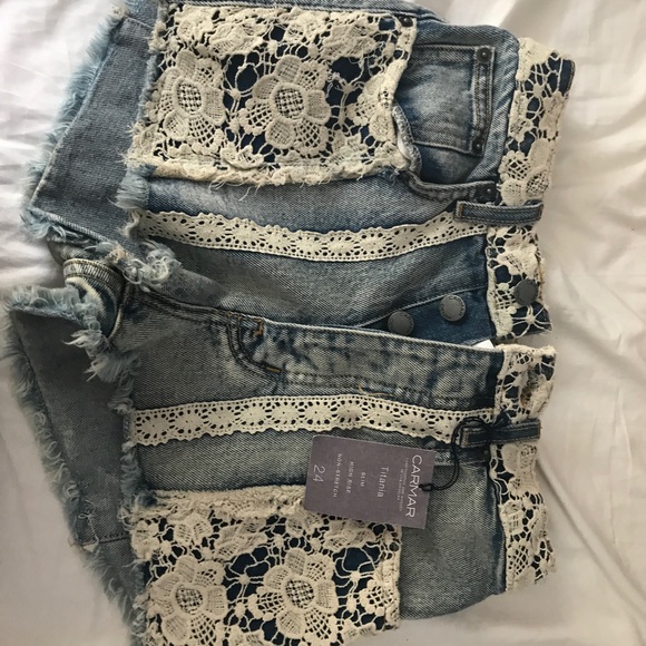 Size 24 jean shorts