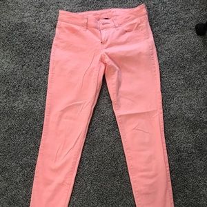 Salmon Pink American Eagle Jeggings