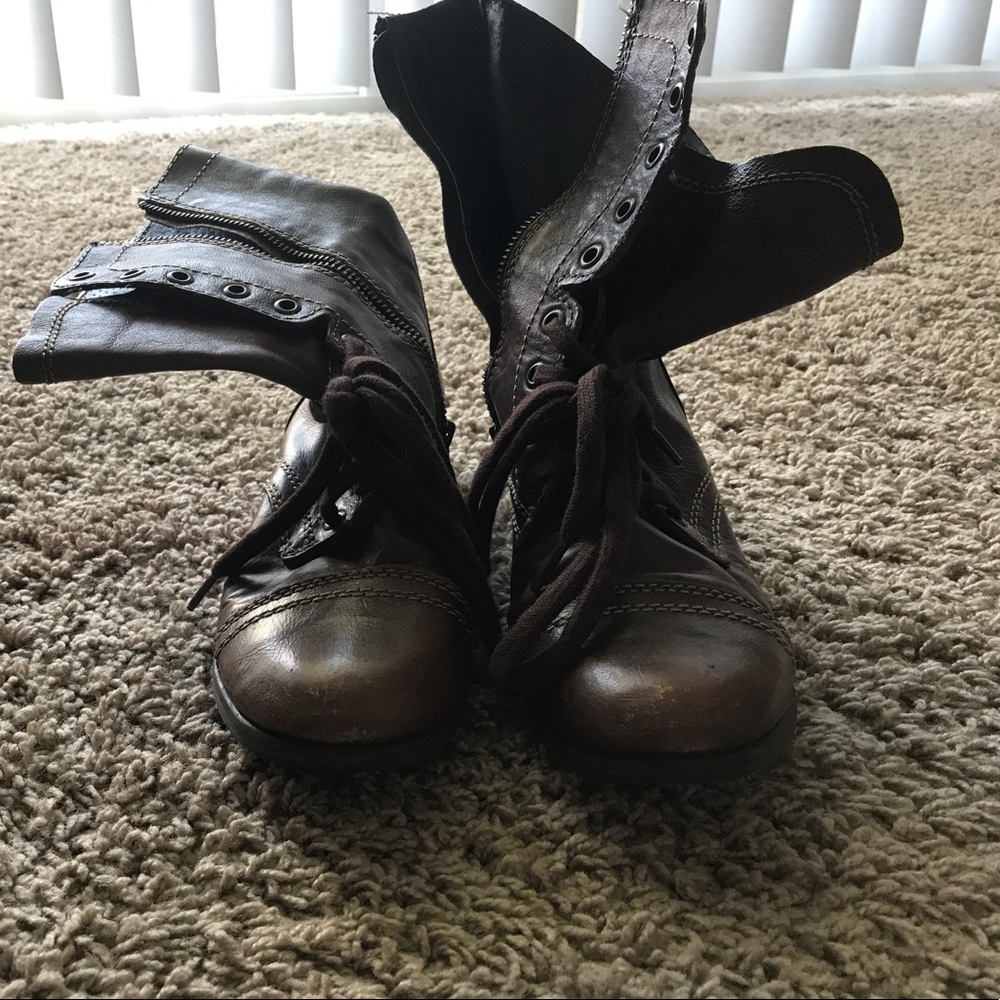 Steve Madden combat boots