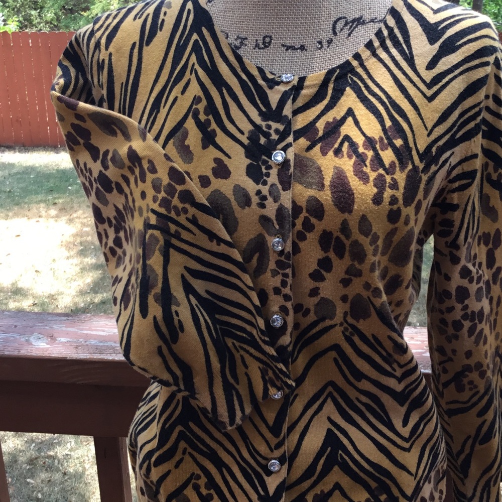 Leopard Cardigan - Picture 2 of 3