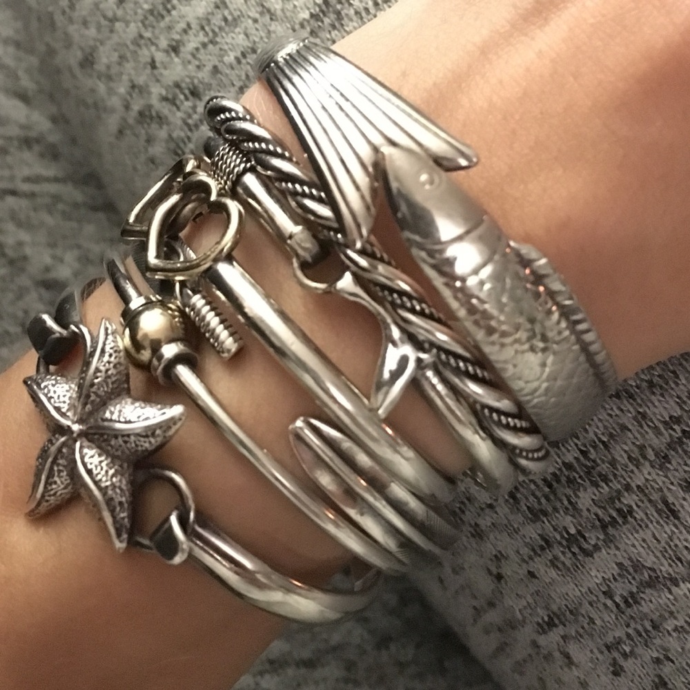 Brand NEW Cape Cod Style Fish Bracelet Cuff 🐟 - Picture 3 of 8
