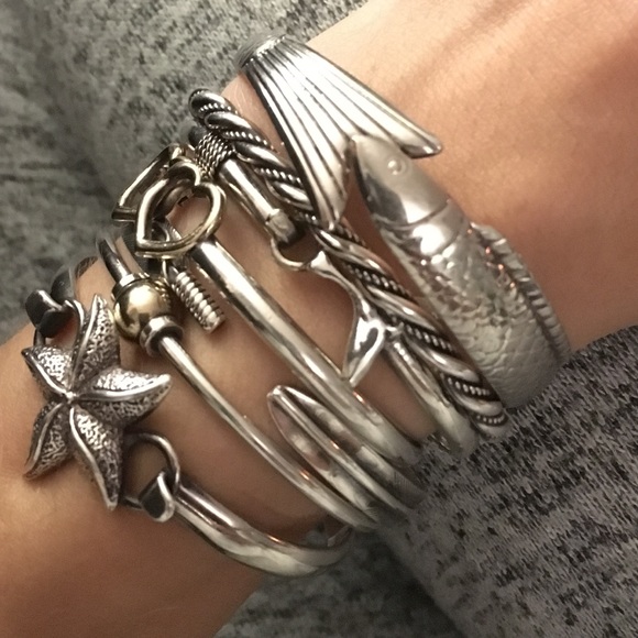 Brand NEW Cape Cod Style Fish Bracelet Cuff 🐟 - Picture 3 of 8