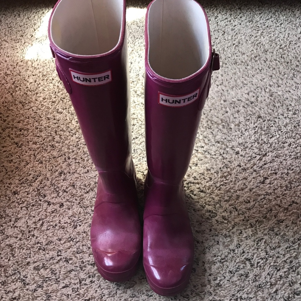 Maroon Hunter Rain Boots