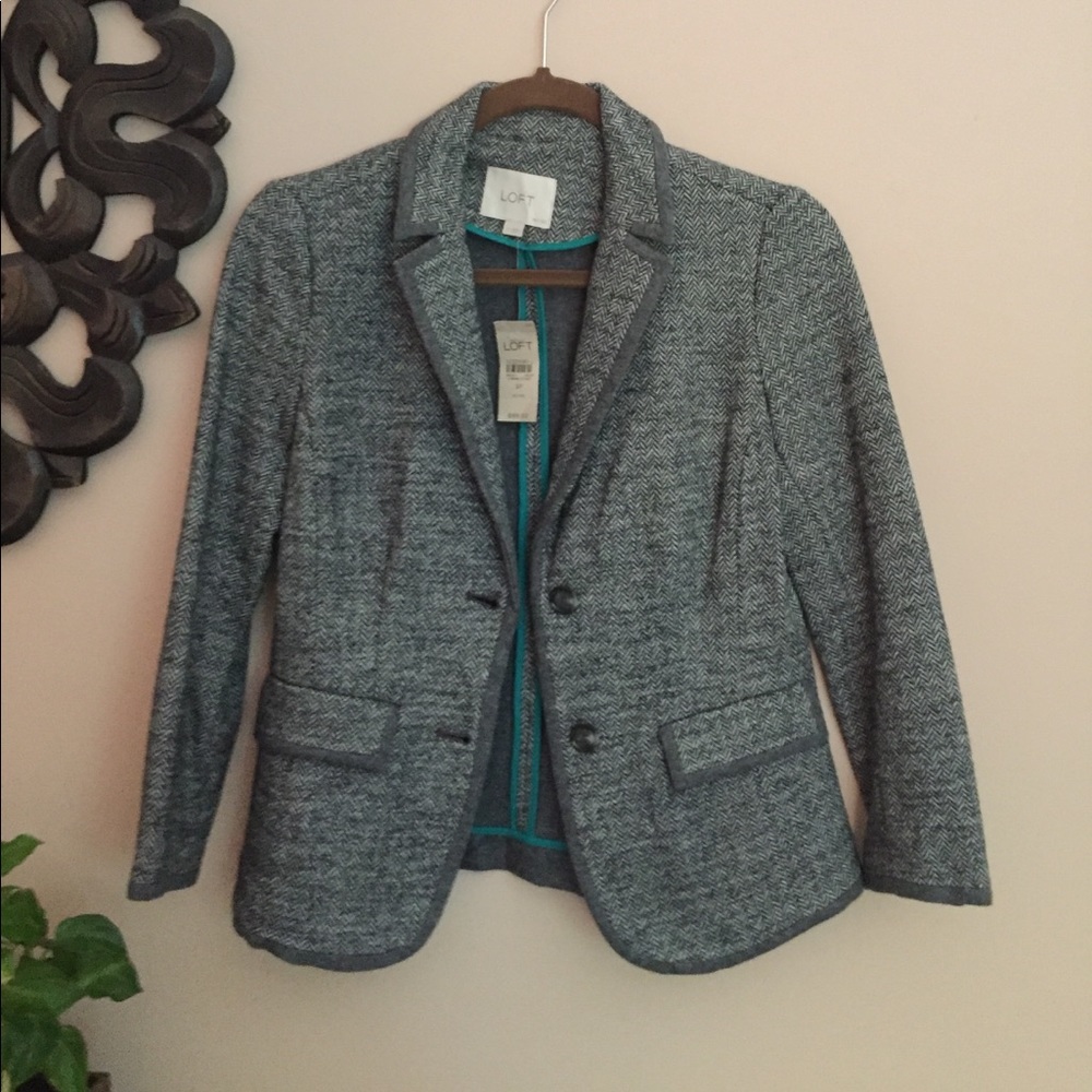 NWT LOFT Tweed Blazer