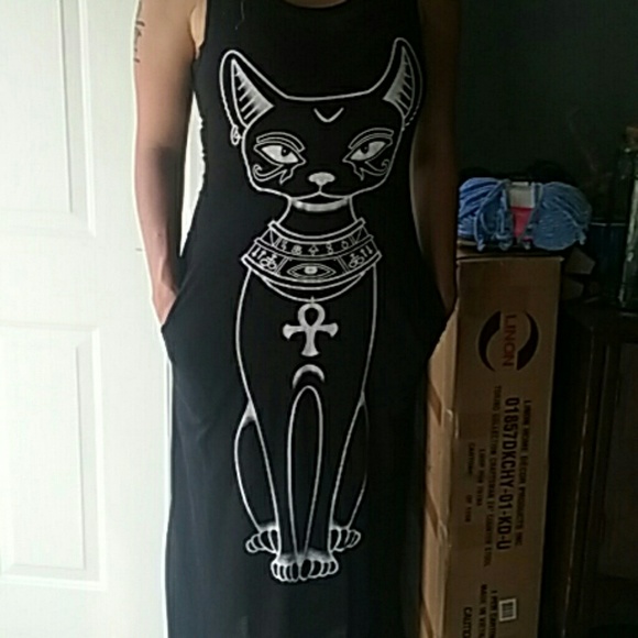 Dresses Egyptian Cat Maxi Dress Poshmark
