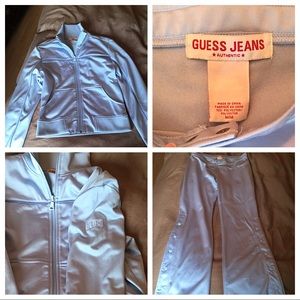 Guess light blue tracksuit