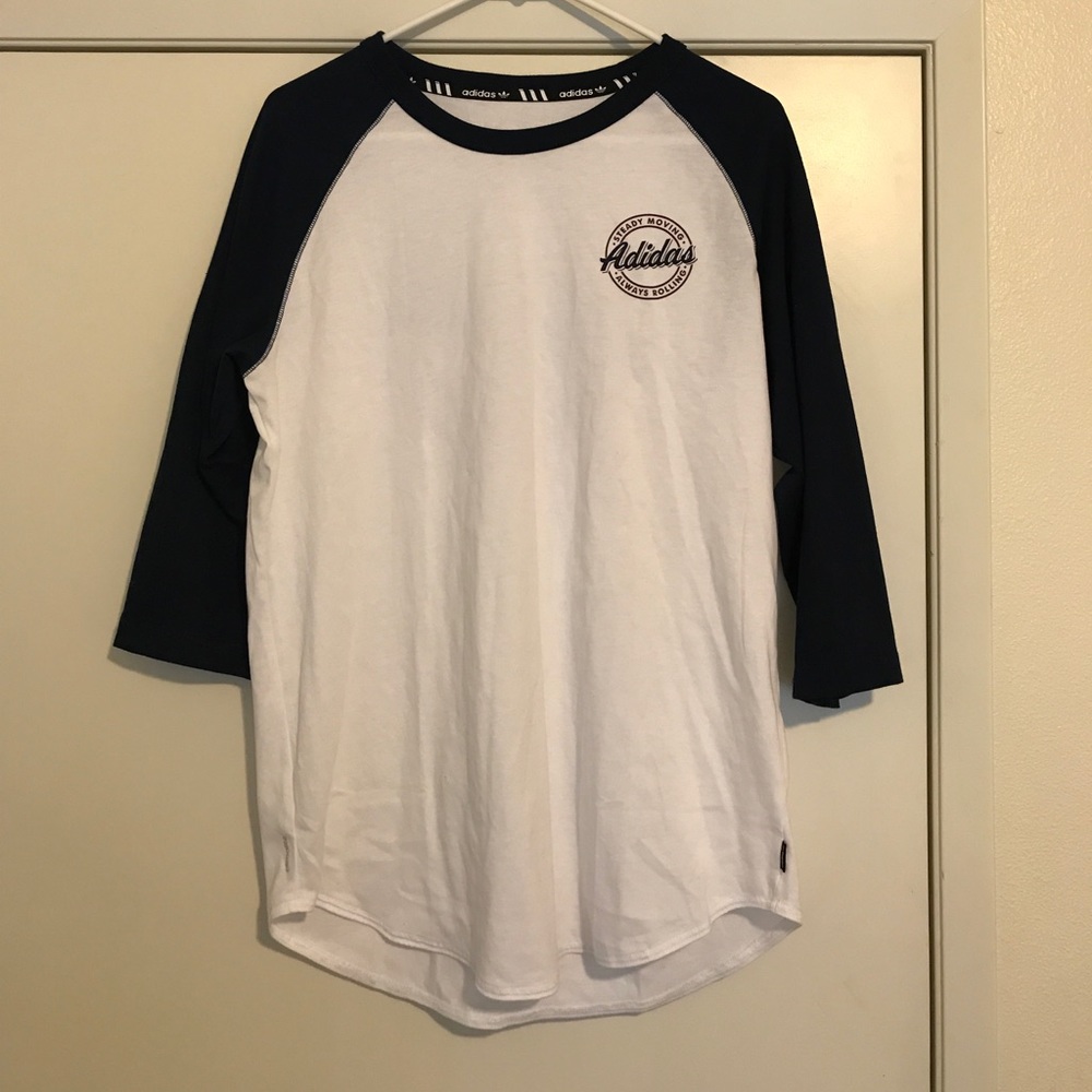 men's medium adidas 3/4 sleeve shirt