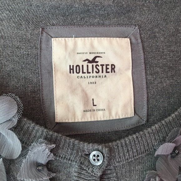 Gray Hollister Sweater - Picture 2 of 3