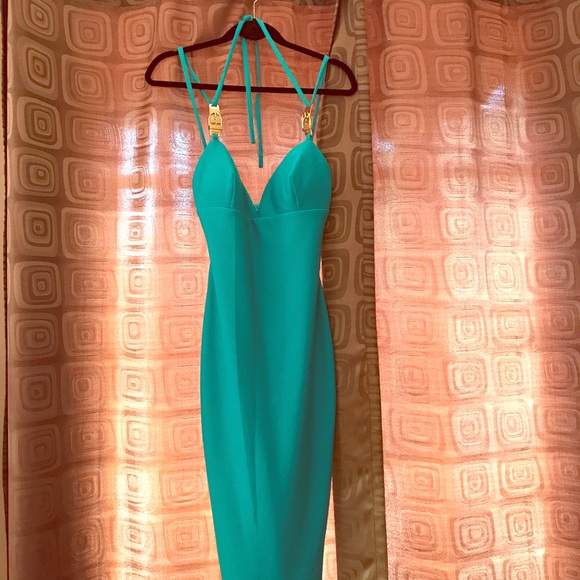 Emerald green with gold buckles - Picture 1 of 3