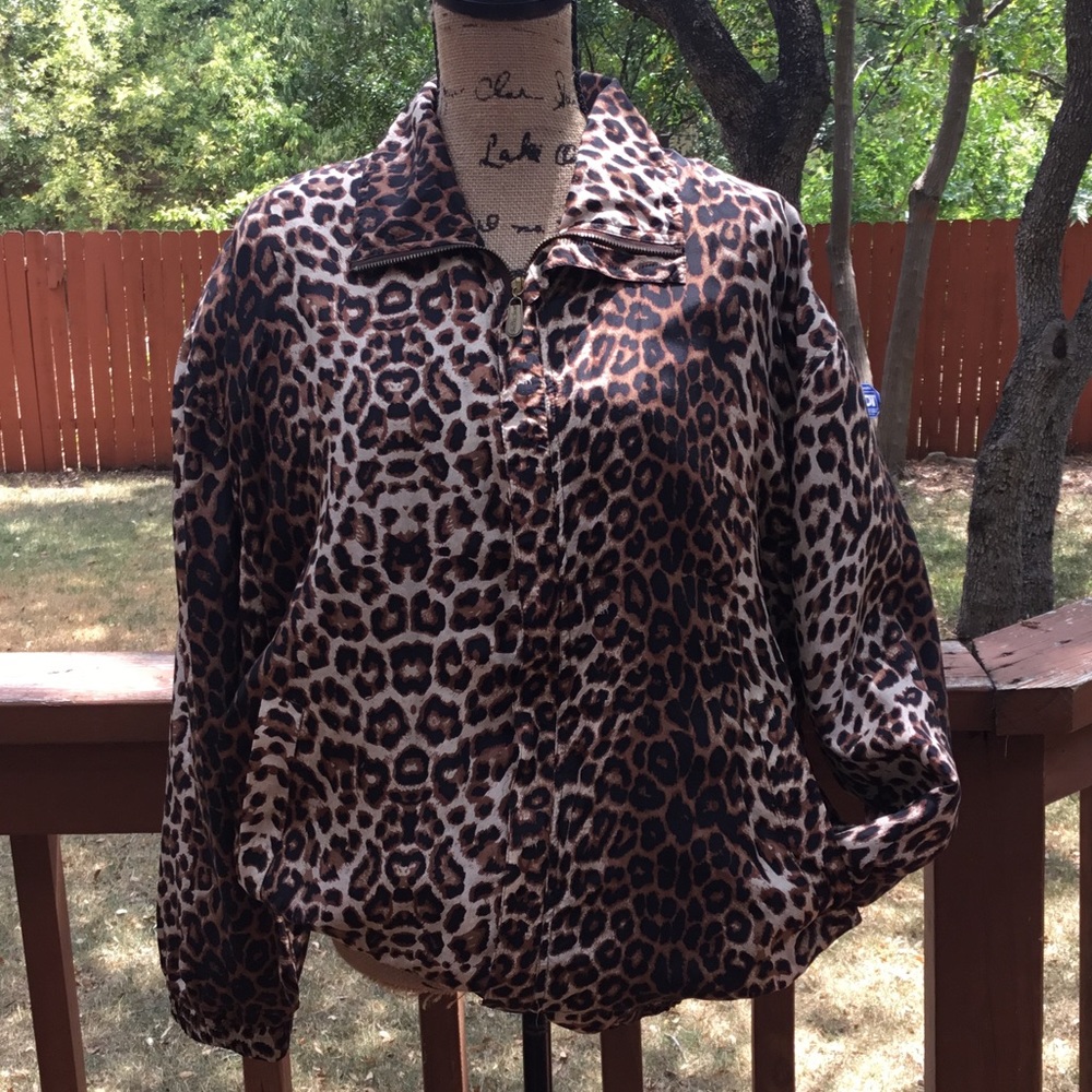 Leopard print jacket