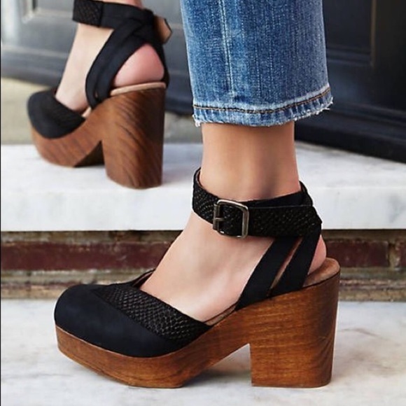 Free People Shoes - Free People Walk This Way Black Clog 40 NIB