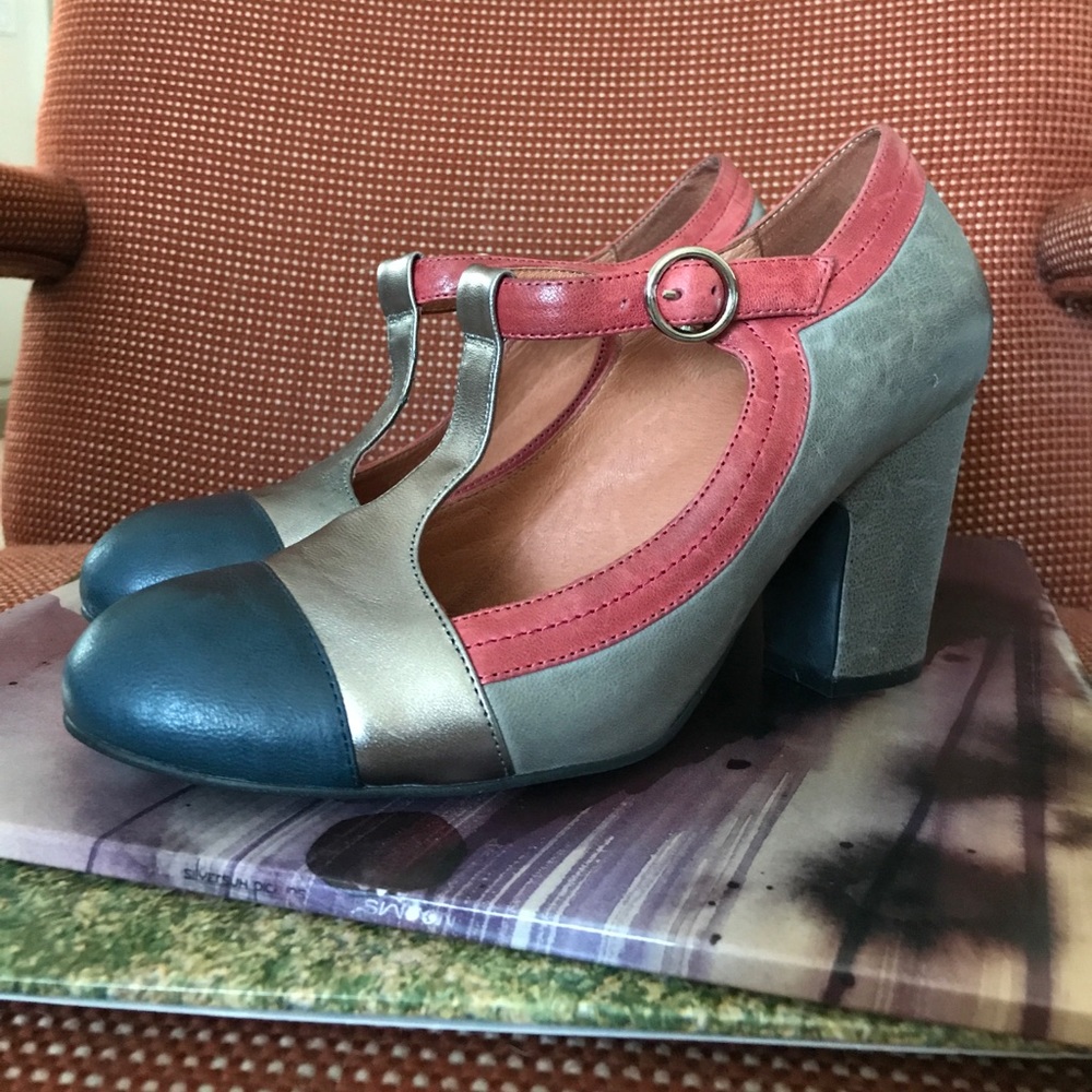 Jeffrey Campbell T-strap Pumps