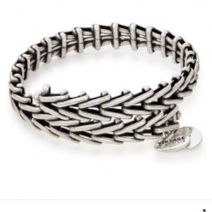 ALEX AND ANI GYPSY WRAP SILVER FINISH